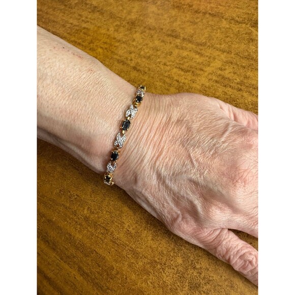 7.5 inch bracelet black onyx - Picture 1 of 2